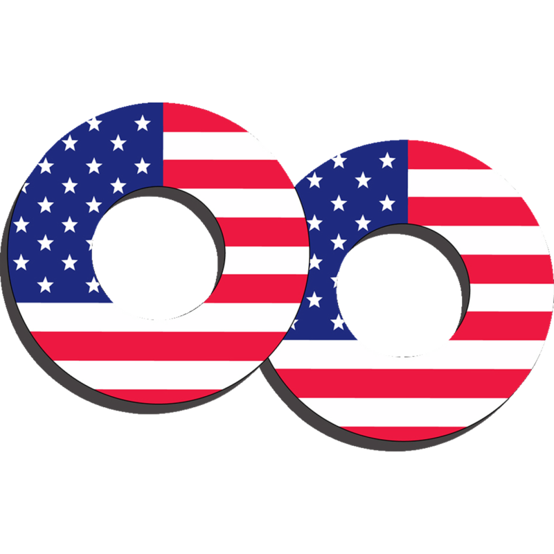 Factory Effex Moto Grip Donuts - Flag (red/white/blue)