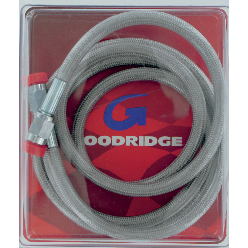 Chrome Brake Line 54"