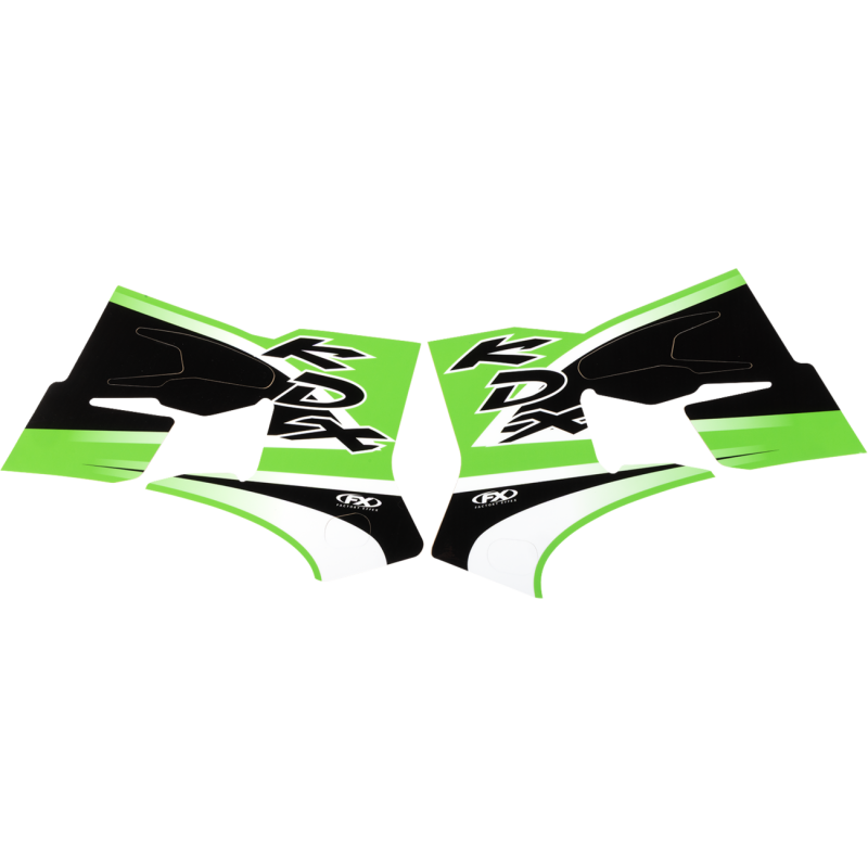 Factory Effex OEM Shroud and Tank/Shroud Graphics, Style 02 for KDX200/220 95-07