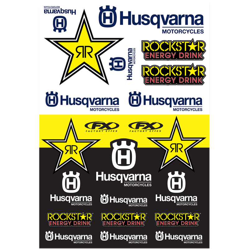 Husqvarna Racing OEM Sticker Sheet