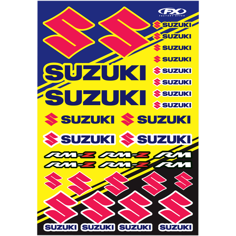 Suzuki RM-Z OEM Sticker Sheet