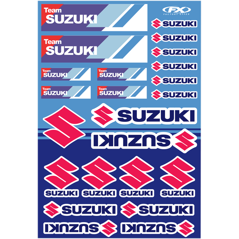 Suzuki Racing OEM Sticker Sheet