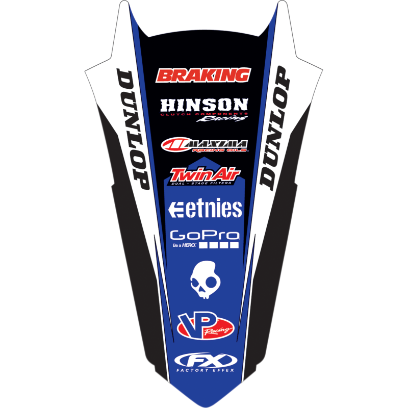 Factory Effex Rear Fender Kit - Yamaha YZ125/250 02-14