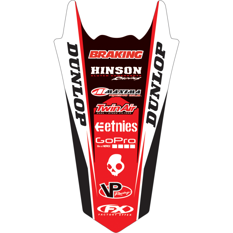Factory Effex Rear Fender Kit - Honda CRF450R 25