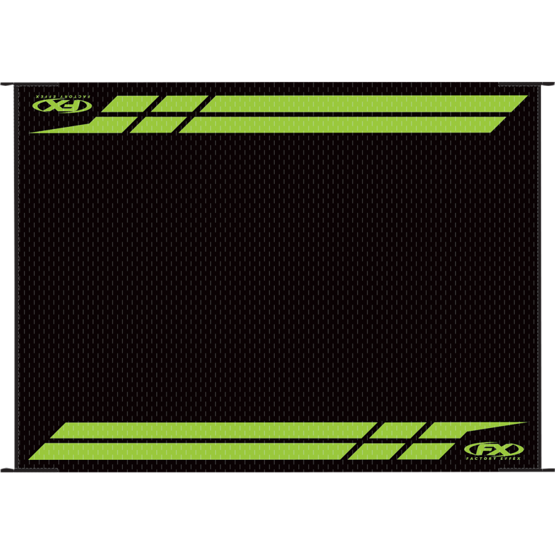 Kawasaki Black/Green RV Mat