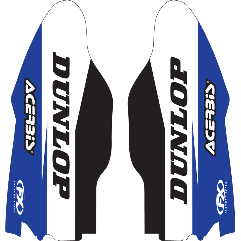 Factory Effex Sponsor Logo Lower Fork Guard Graphics - Yamaha YZ450F 10-22