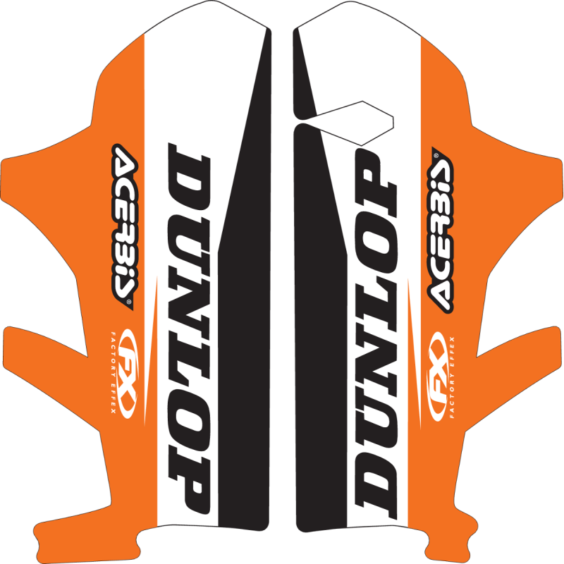Factory Effex Sponsor Logo Lower Fork Guard Graphics - KTM EXC/SX/XC 08-14