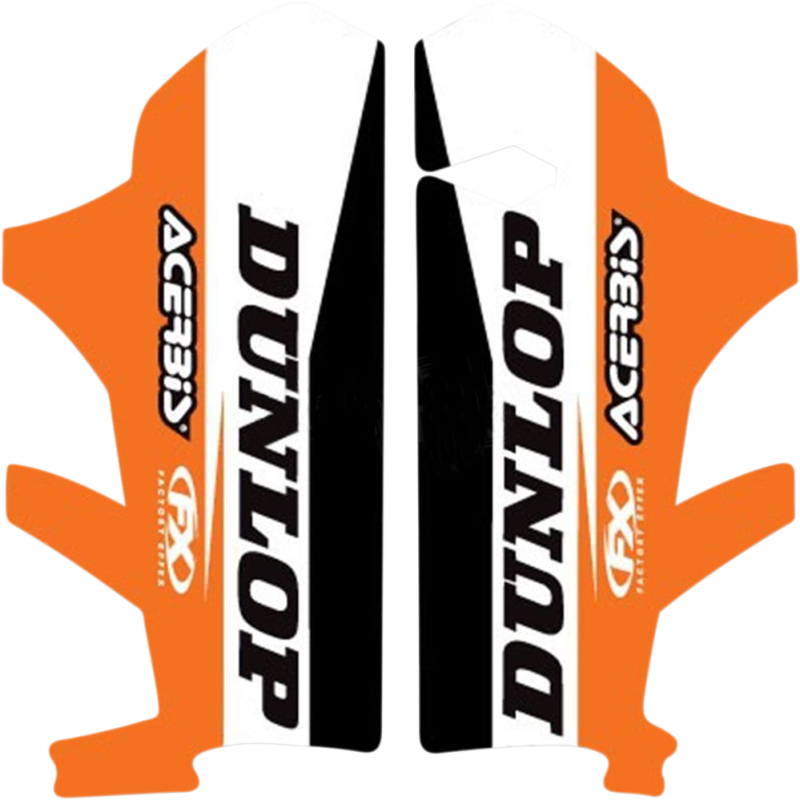 Factory Effex Sponsor Logo Lower Fork Guard Graphics - KTM EXC/SX/XC 15-22