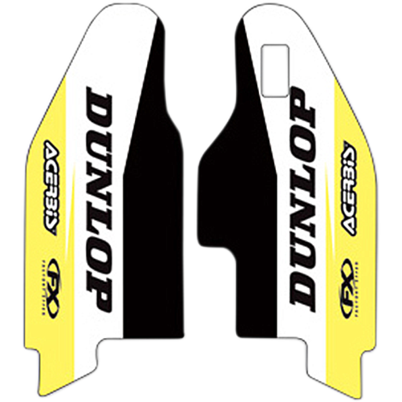 Factory Effex Sponsor Logo Lower Fork Guard Graphics - Suzuki RM-Z450 05-25