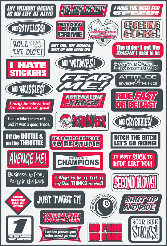 Factory Effex Rockstar Decal Sheets