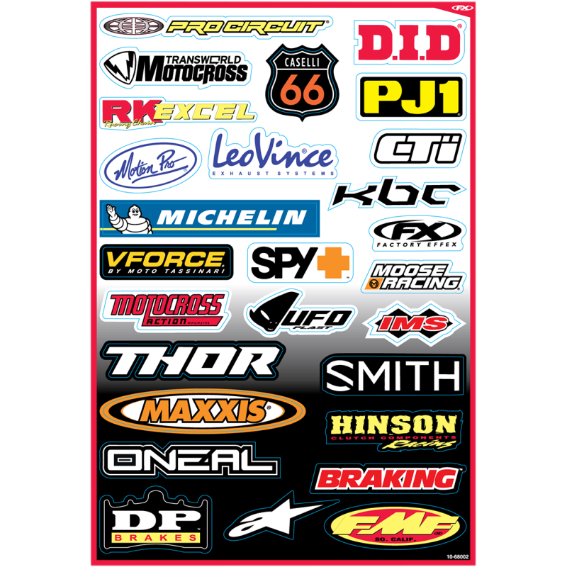 Sponsor Sticker Kit B