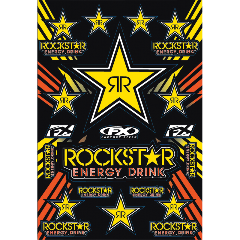 Rockstar Sponsor Sticker Kit
