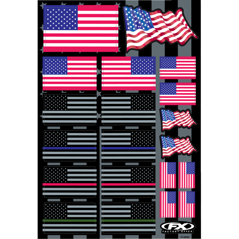 U.S.A. Sponsor Sticker Kit