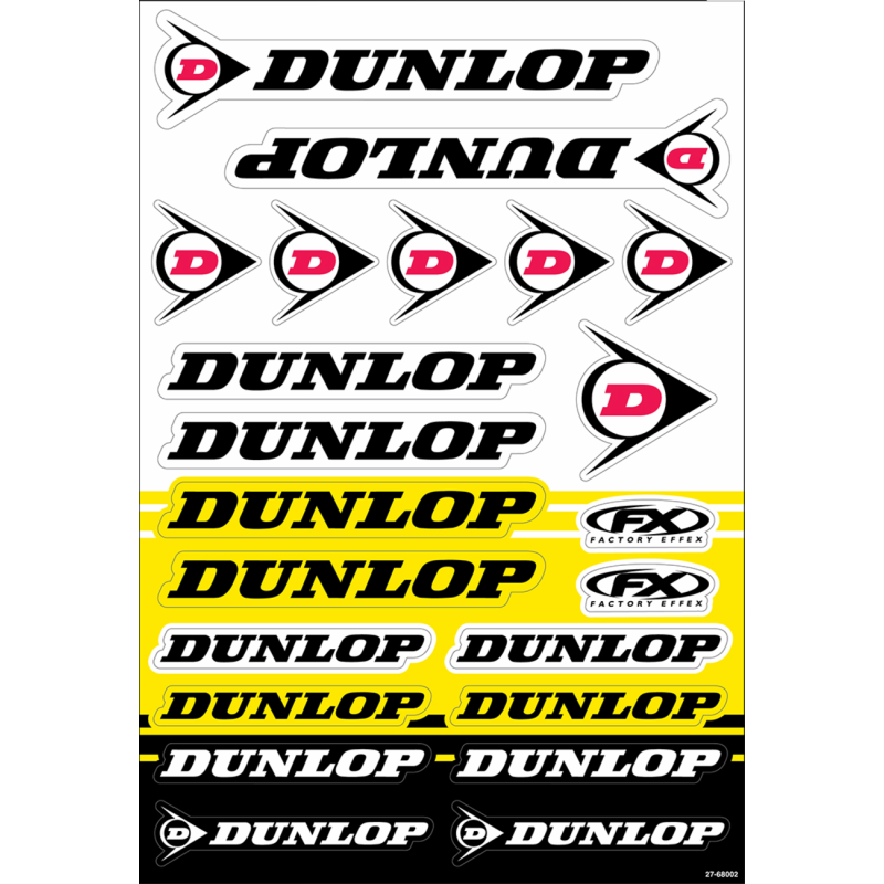 Dunlop Sponsor Sticker Kit