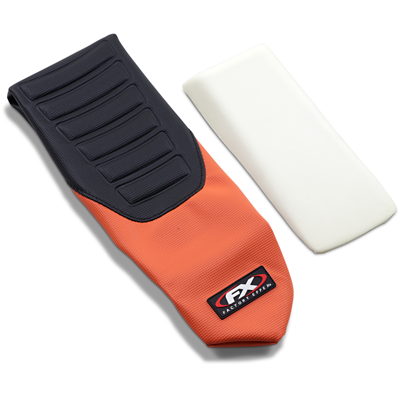 Factory Effex TC4 Gripper Seat Cover - KTM 125-450 SX/SX-F 19-22, 250-450 XC/XC-F 19-22, EXC 20-23, 450 SX-F Factory Edition 18.5