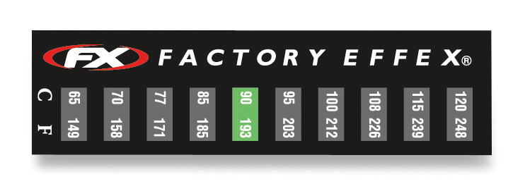 Factory Effex Temperature Stickers