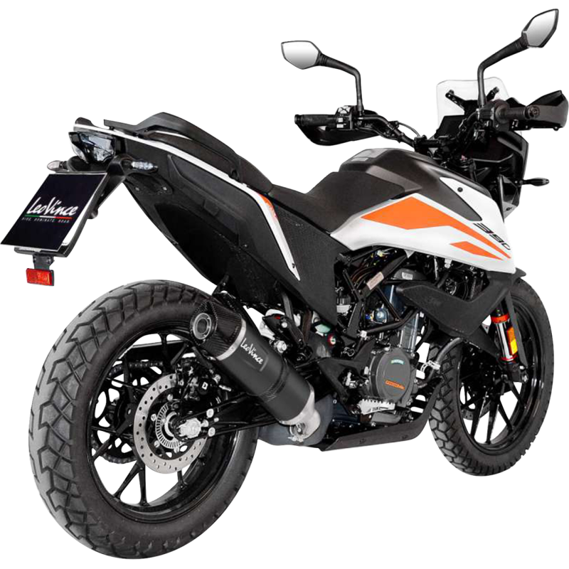 LV One EVO Slip-On, Black stainless steel, KTM 390 Adventure 20-24