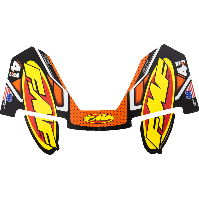 FMF Colorways 4.1 Orange Replacement Decal