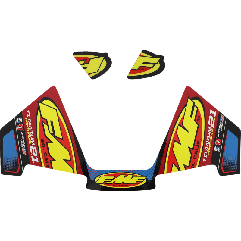 FMF Titanium Powercore 2.1 Replacement Decal