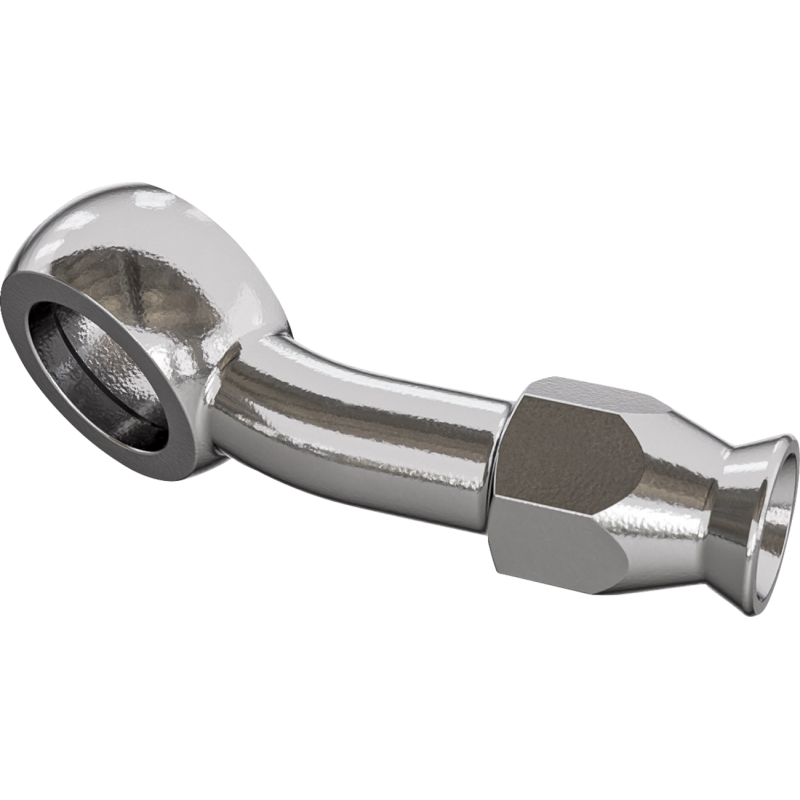 20° Banjo Adapter, 3/8"/10 mm, Stainless Steel