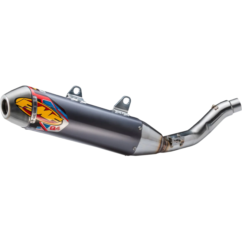 FMF Q4 Hex Spark Arrestor Slip-On Muffler - Kawasaki KX450F/X