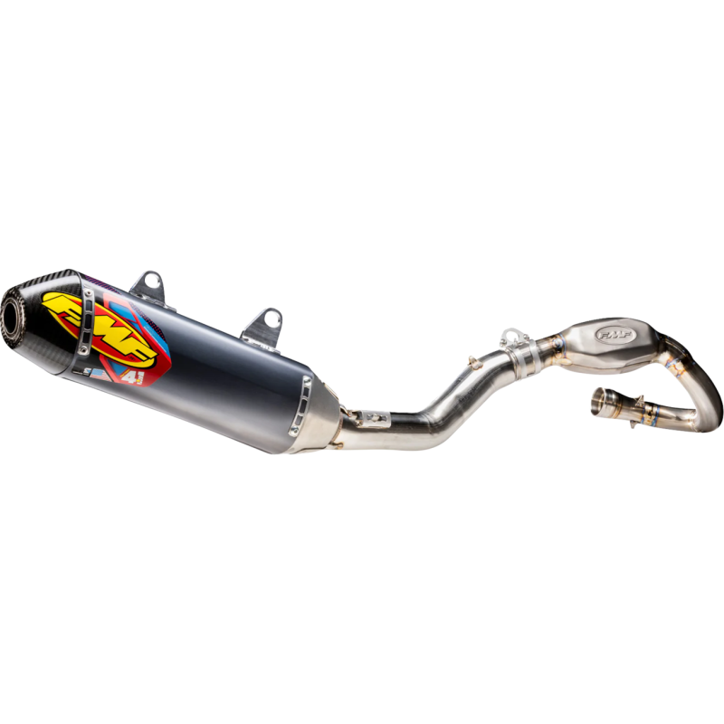 FMF Q4 Hex Spark Arrestor Slip-On Muffler - Honda CRF250R/RX