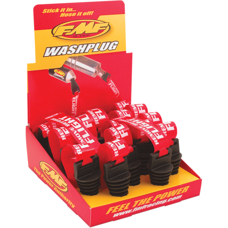 20-Pack of 4-Stroke Muffler Plugs w/ Streamers in a Display Box