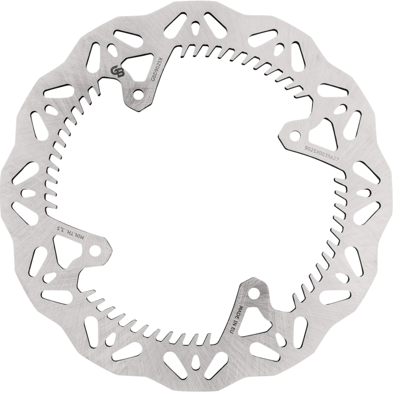 GBrakes Stainless Steel Wave Rear Brake Rotor