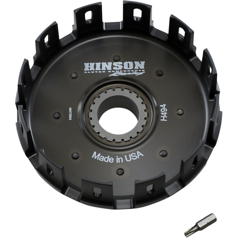 Hinson Billet Clutch Basket w/ Cushions and Starter Gear