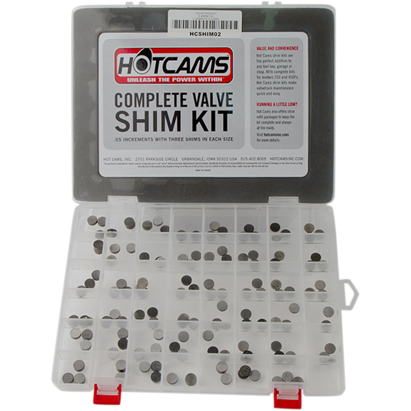 Valve Shim Kit - Yamaha WR/YZ400F/426F/450F