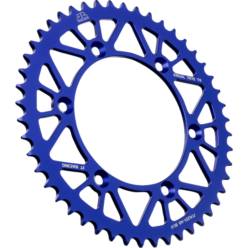 JT Sprockets RaceLite Blue Aluminum Rear Sprocket 1211-2577