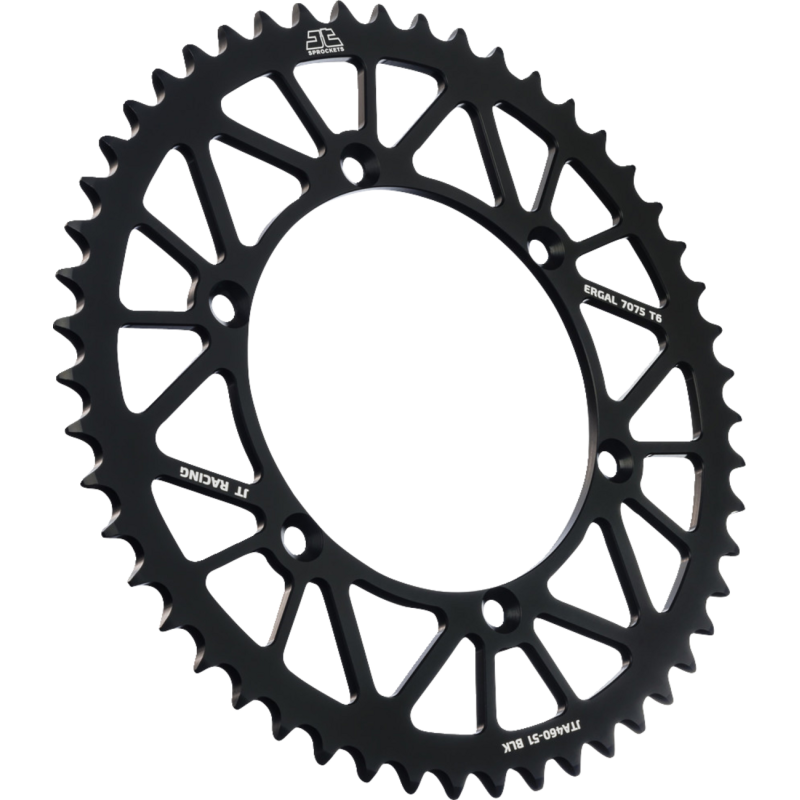 JT Sprockets RaceLite Black Aluminum Rear Sprocket - 51T