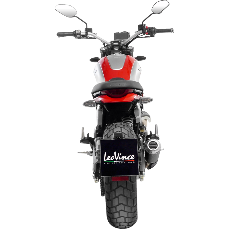 LeoVince Carbon Fiber LV-10 Slip On for Ducati Scrambler