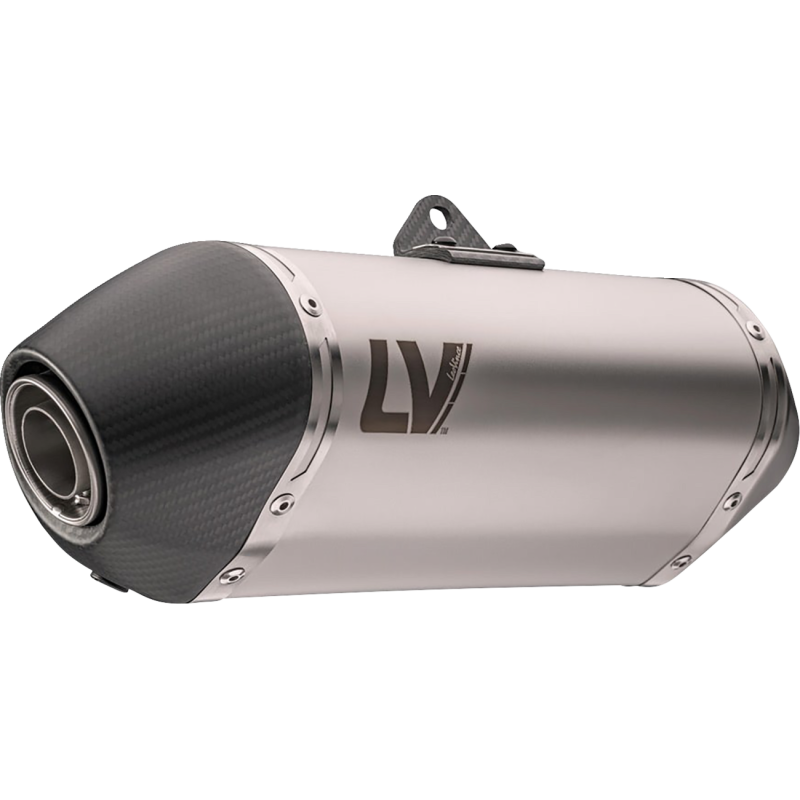 LV-14 Slip-On Muffler - Raw Stainless
