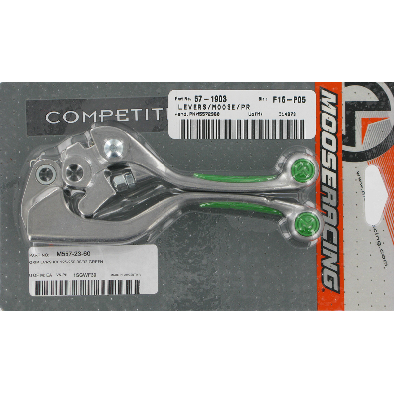 Competition Lever Set - Green - M557-23-60