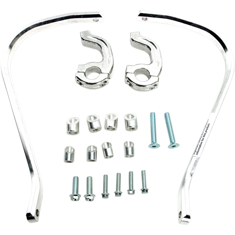 Contour Handguards - Standard 7/8" Bar, Silver