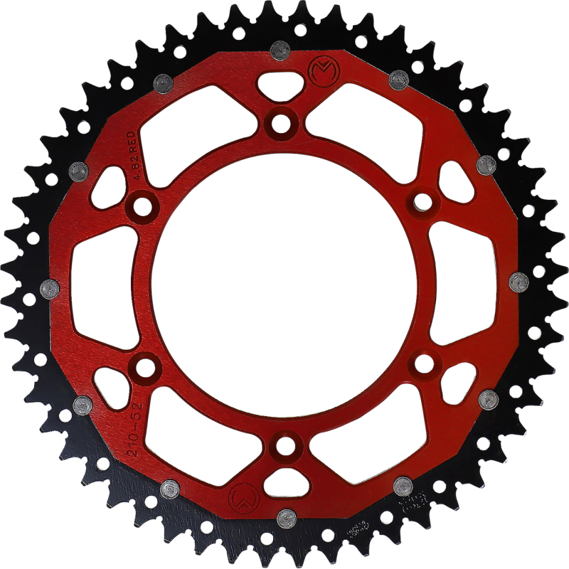 Dual Sprocket - 52T - Red