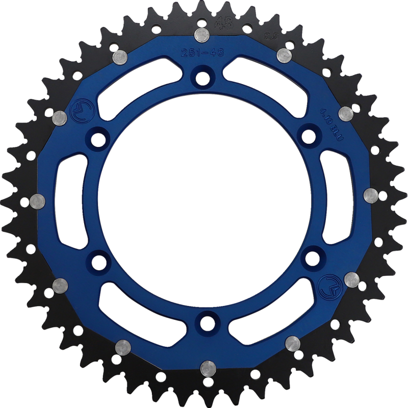 Moose Offroad Dual Sprocket - 48T Blue