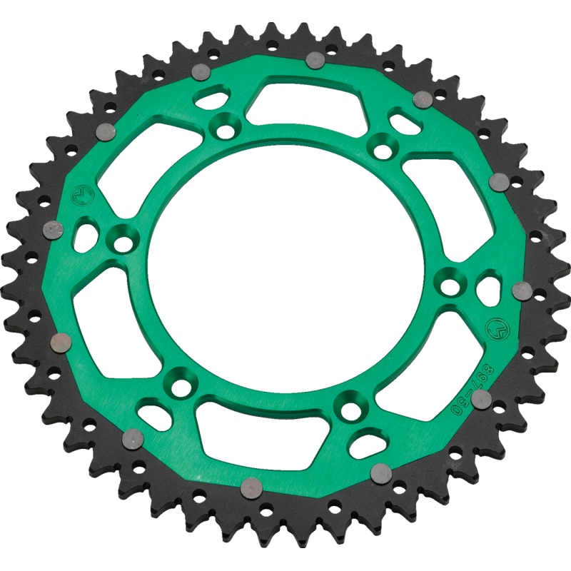 Moose Offroad Dual Sprocket - 50T Green