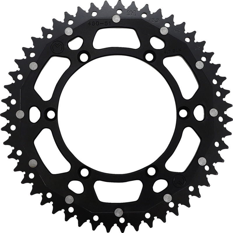 Moose Offroad Dual Sprocket - 51T Black