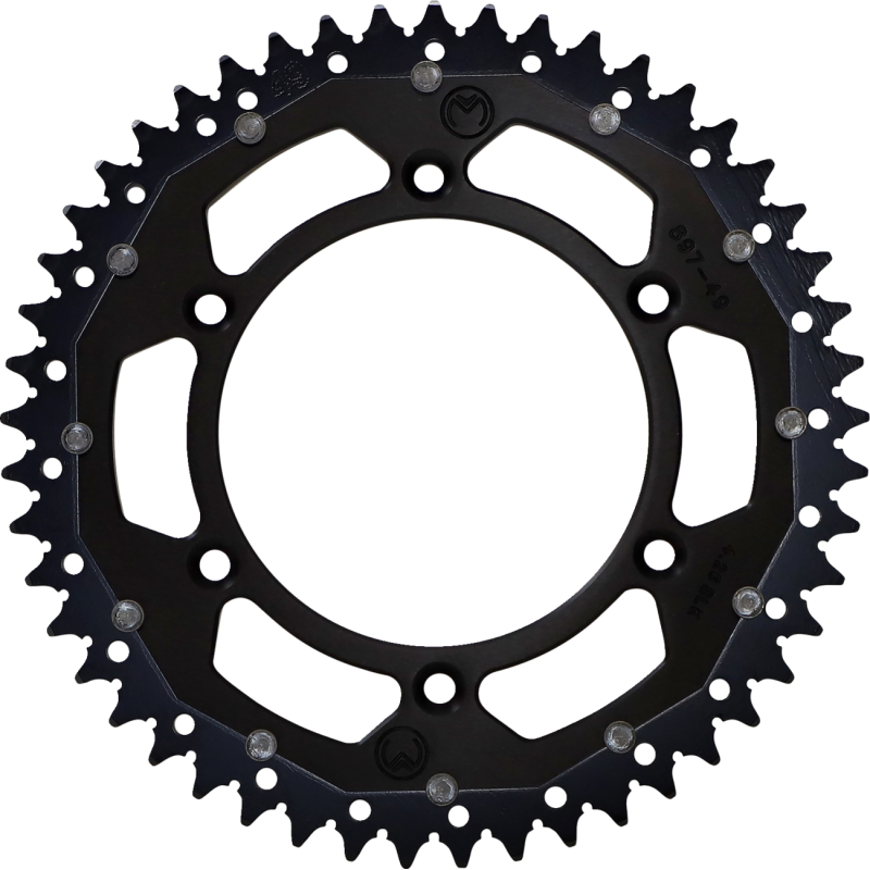 Moose Offroad Dual Sprocket - 49T Black