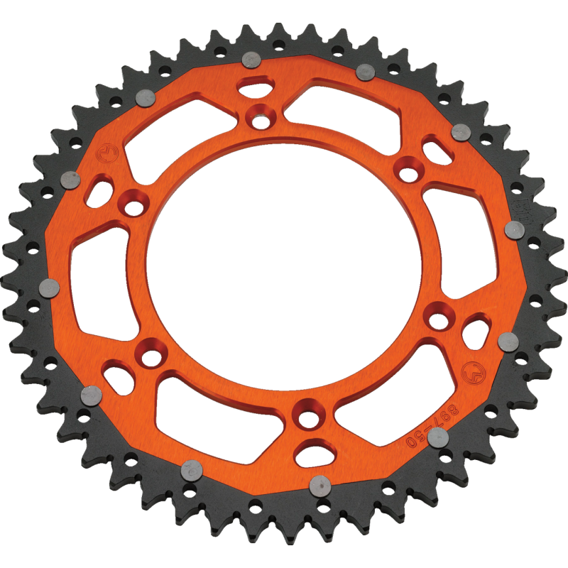 Moose Offroad Dual Sprocket - 50T Orange