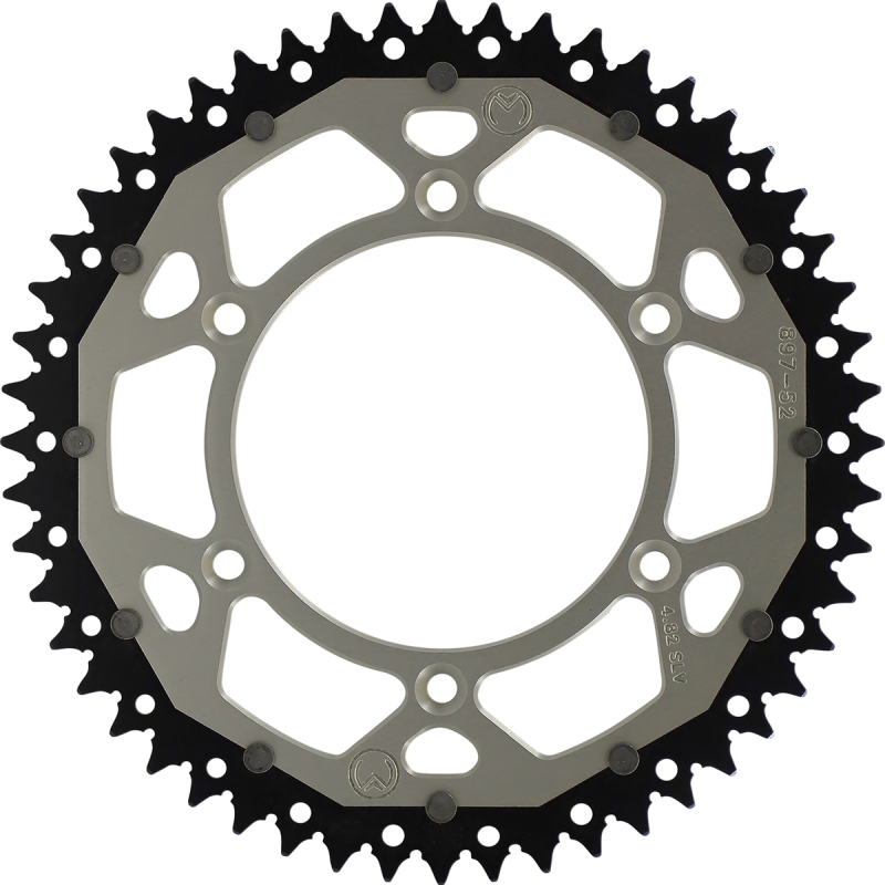 Moose Offroad Dual Sprocket - 52T Silver