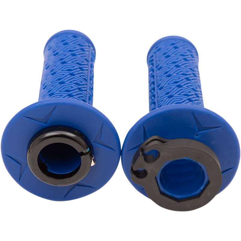Lock-On Grips - Blue/black