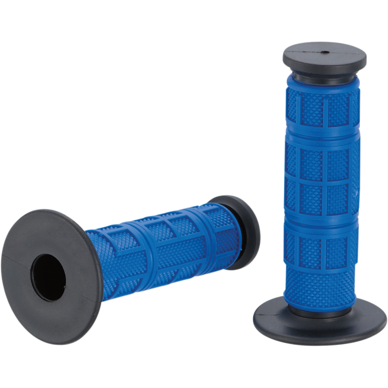 Moose Offroad Qualifier Grips - Full Waffle Blue