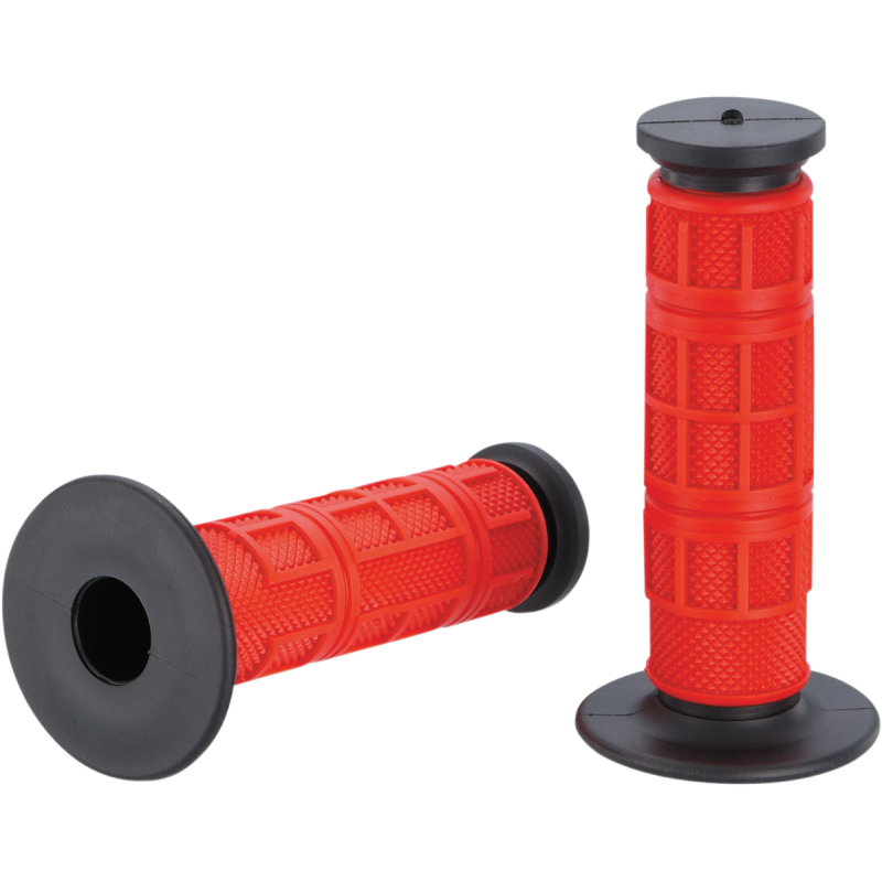 Moose Offroad Qualifier Grips - Full Waffle Red