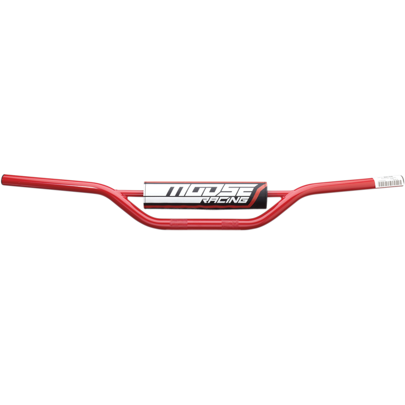 Carbon Steel 7/8" Handlebar - CR-Hi Bend, Red