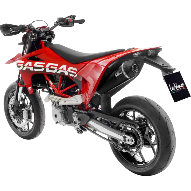 Nero Slip-On Muffler, Black stainless steel, GASGAS ES/SM 700 22-24