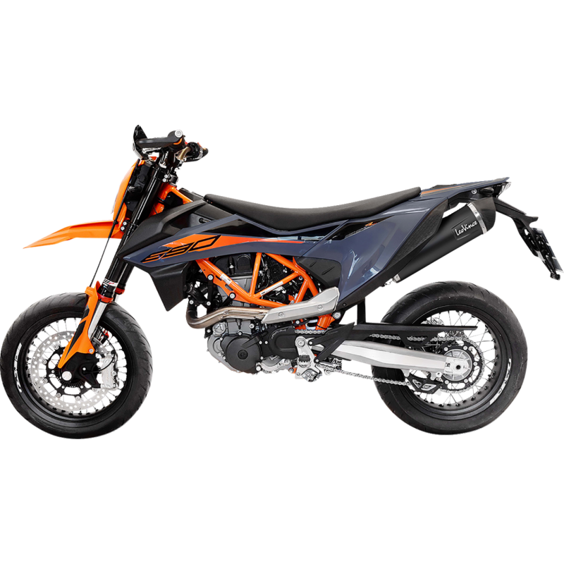 Nero Slip-On Muffler, Black stainless steel, GASGAS ES/SM 700 22-24