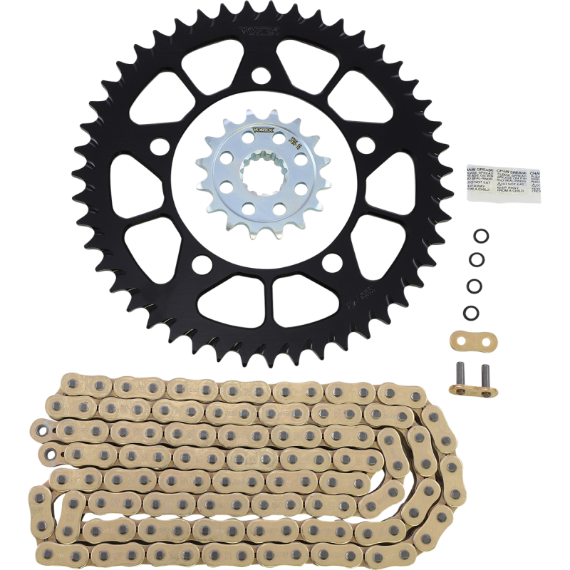 Vortex HFRA Aluminum Chain Kit (Gold) for BMW S1000RR 20-23